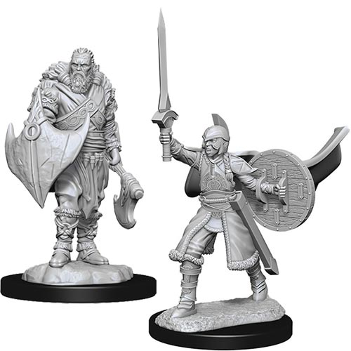 Magic Unpainted Minis: W2 Human Berserkers