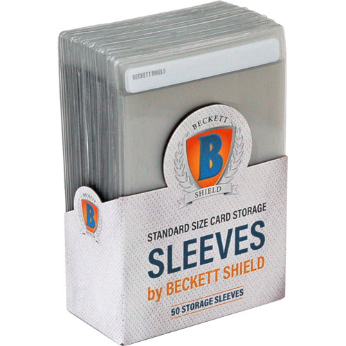 Beckett Shield Semi-Rigid Sleeves: Standard Card Size (50)
