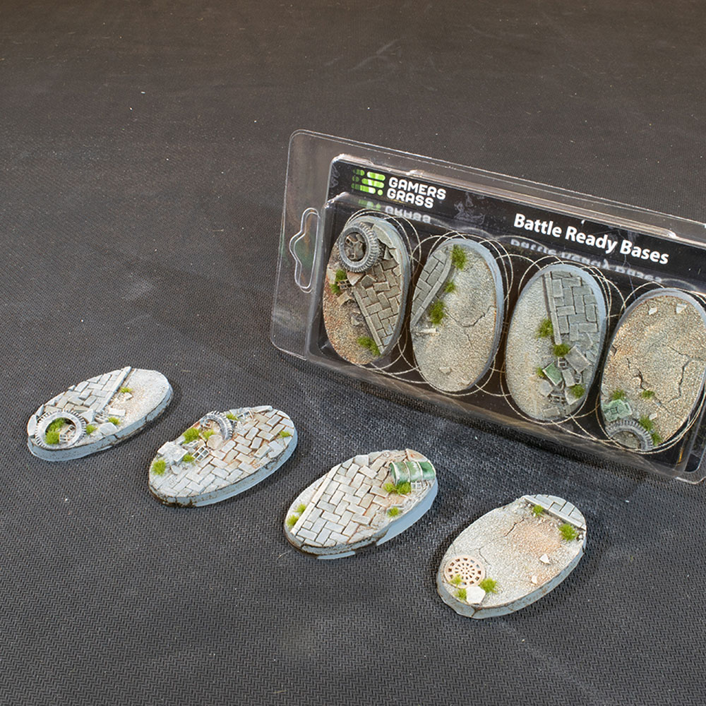 Battle Ready Bases: Urban Warfare - Oval 60mm (4)