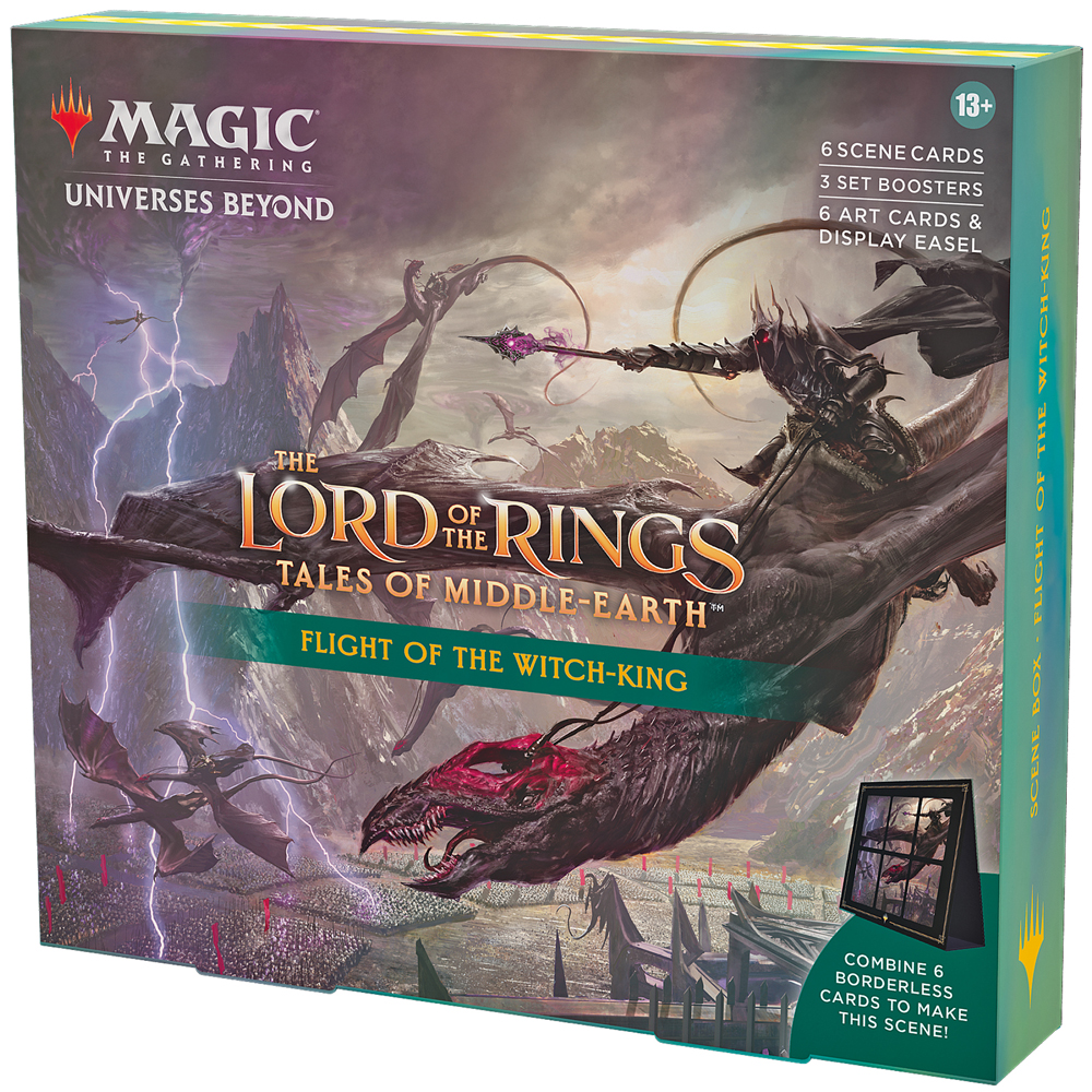 mtg tales of middle earth scene box flight of the witch king