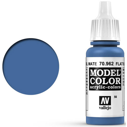 Vallejo Model Color Paint: Flat Blue