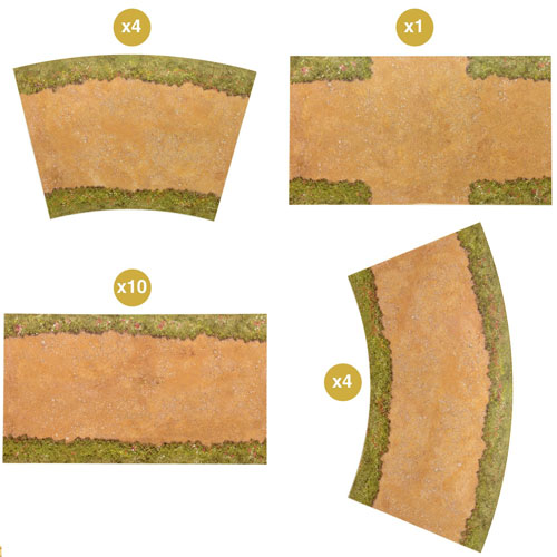 Warlord Games: Roads Scenery Pack