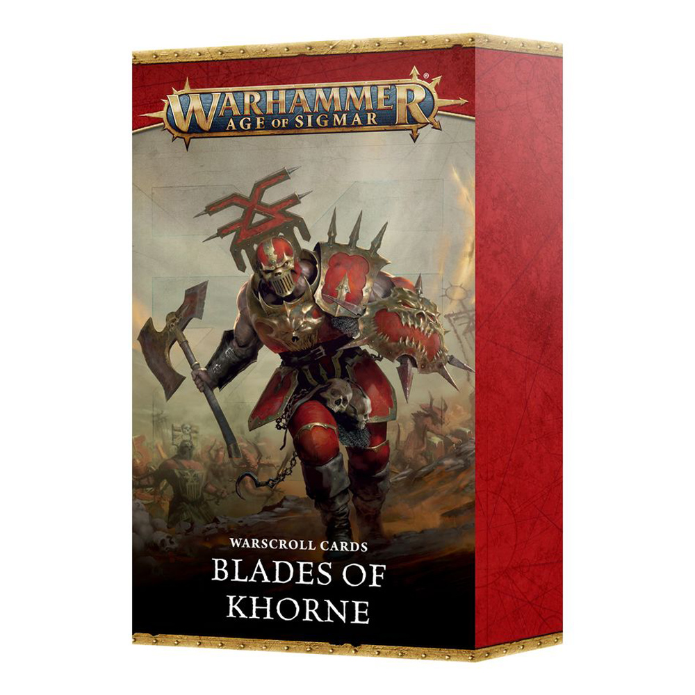 Warhammer Age of Sigmar: Warscroll Cards - Blades of Khorne
