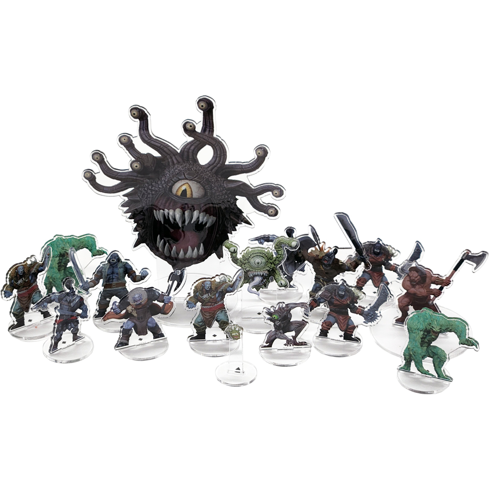 D&D Acrylic 2D Minis: Beholder Hive
