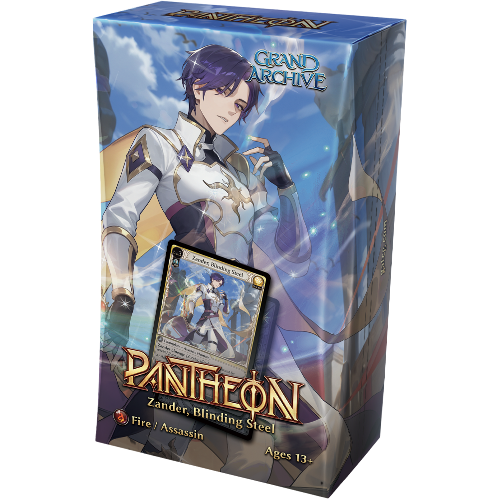 Grand Archive TCG: Radiant Origins - Pantheon Deck - Zander, Blinding Steel (Preorder)