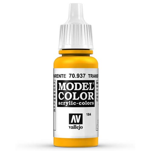 Vallejo Model Color Paint: Transparent Yellow