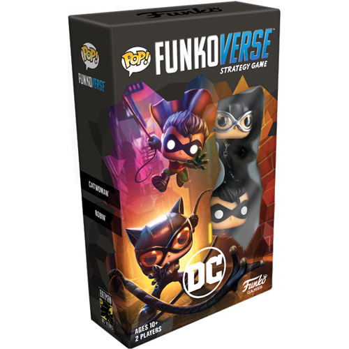 Funkoverse Strategy Game: DC Comics 101 2-Pack (Catwoman & Robin)