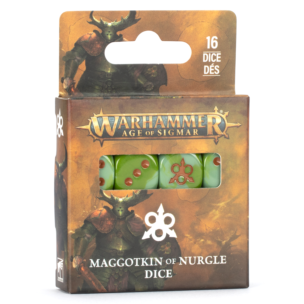 Warhammer Age of Sigmar: Maggotkin of Nurgle - Dice (16)