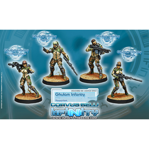 Infinity: Haqqislam - Ghulam Infantry (4)