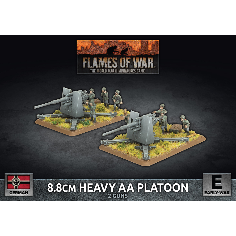 Flames of War WW2: German - 8.8cm Heavy AA Platoon (Preorder)