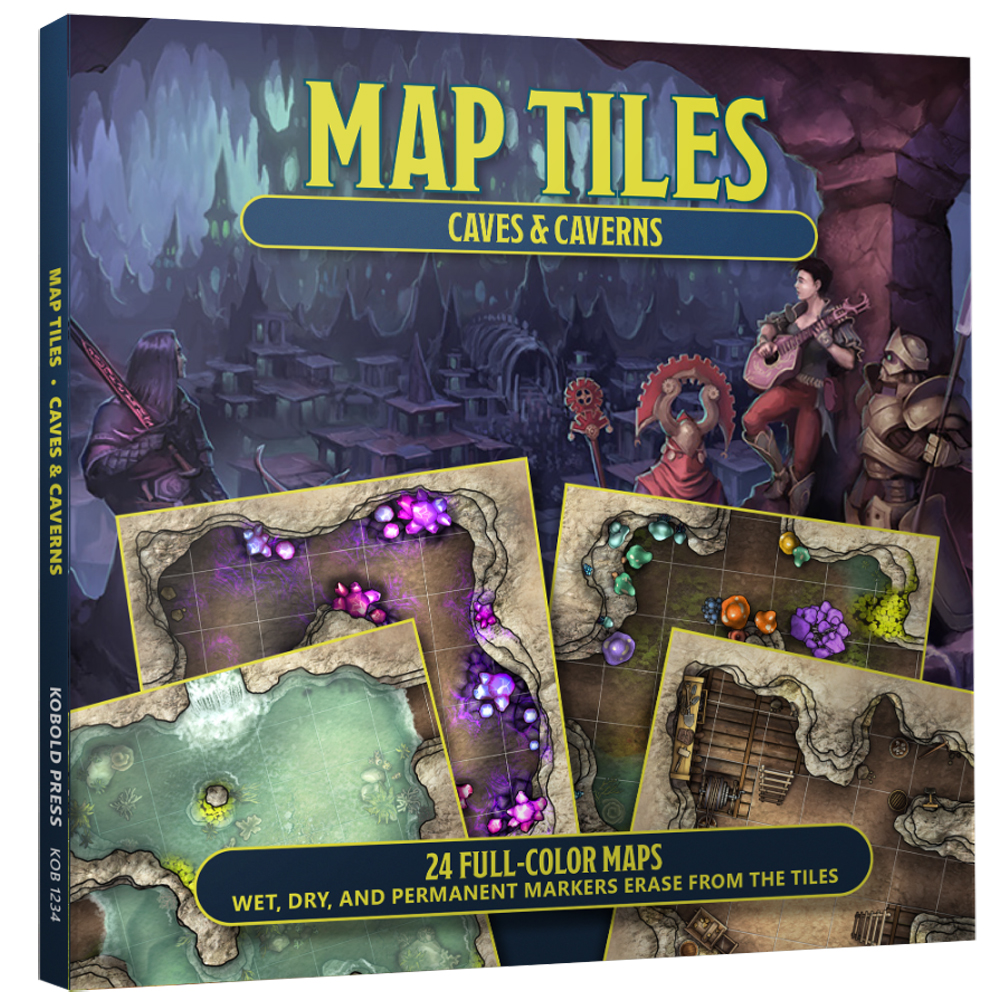 Map Tiles: Caves & Caverns