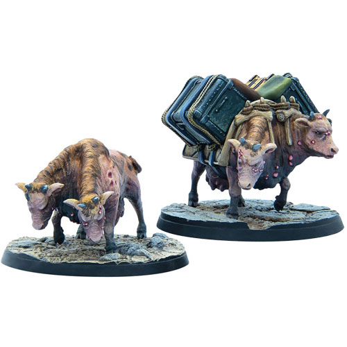 Fallout: Wasteland Warfare - Creatures - Brahmin Herd