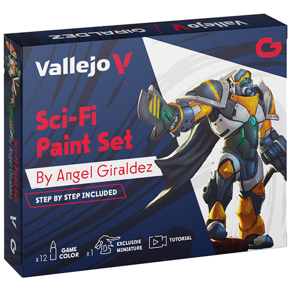 Game Color: Sci-Fi Paint Set by Angel Giraldez