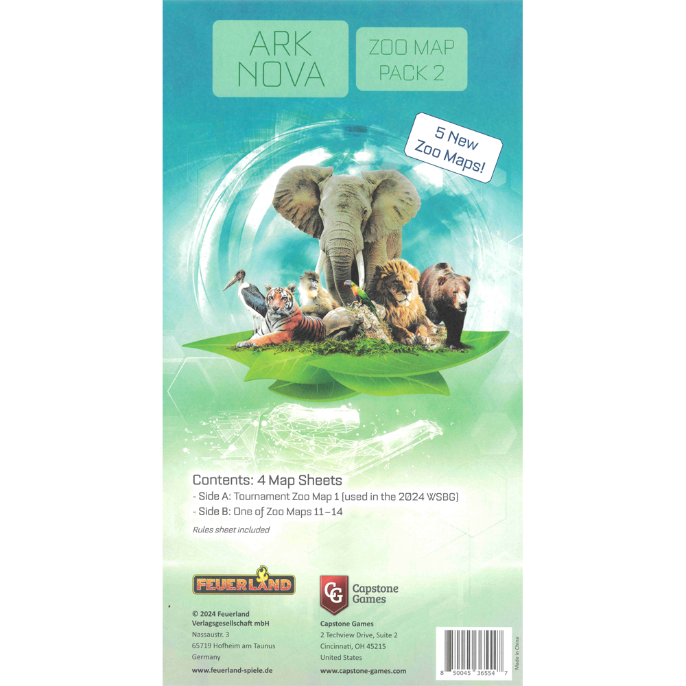 Ark Nova: Zoo Map Pack 2