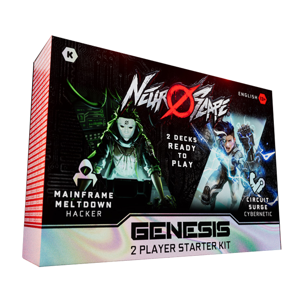 Neuroscape TCG: Genesis - 2-Player Starter Kit (Hacker/Cybernetic) (New Arrival)