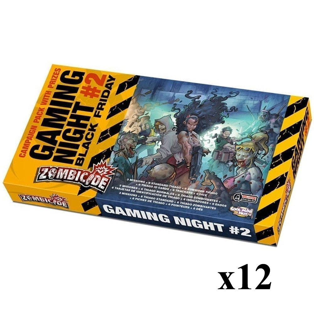 Zombicide: Gaming Night #2 - Black Friday CASE (12)