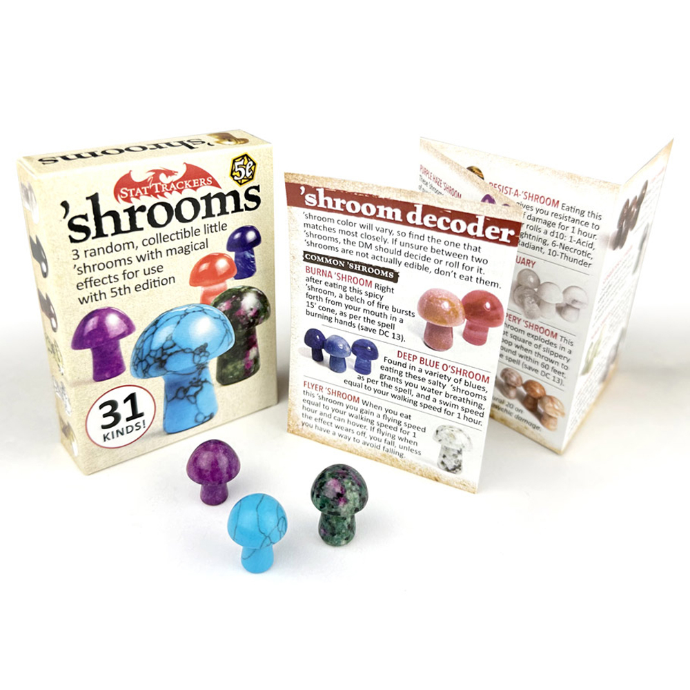 Stat Trackers 5E: 'Shrooms (3 Random)