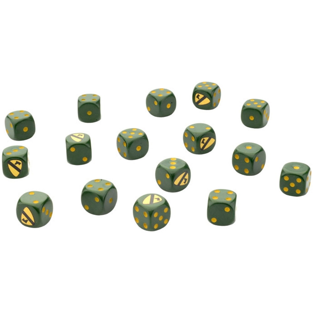 Flames of War: Vietnam - 1st Cavalry Division (Airmobile) Dice (16) (Last Chance)