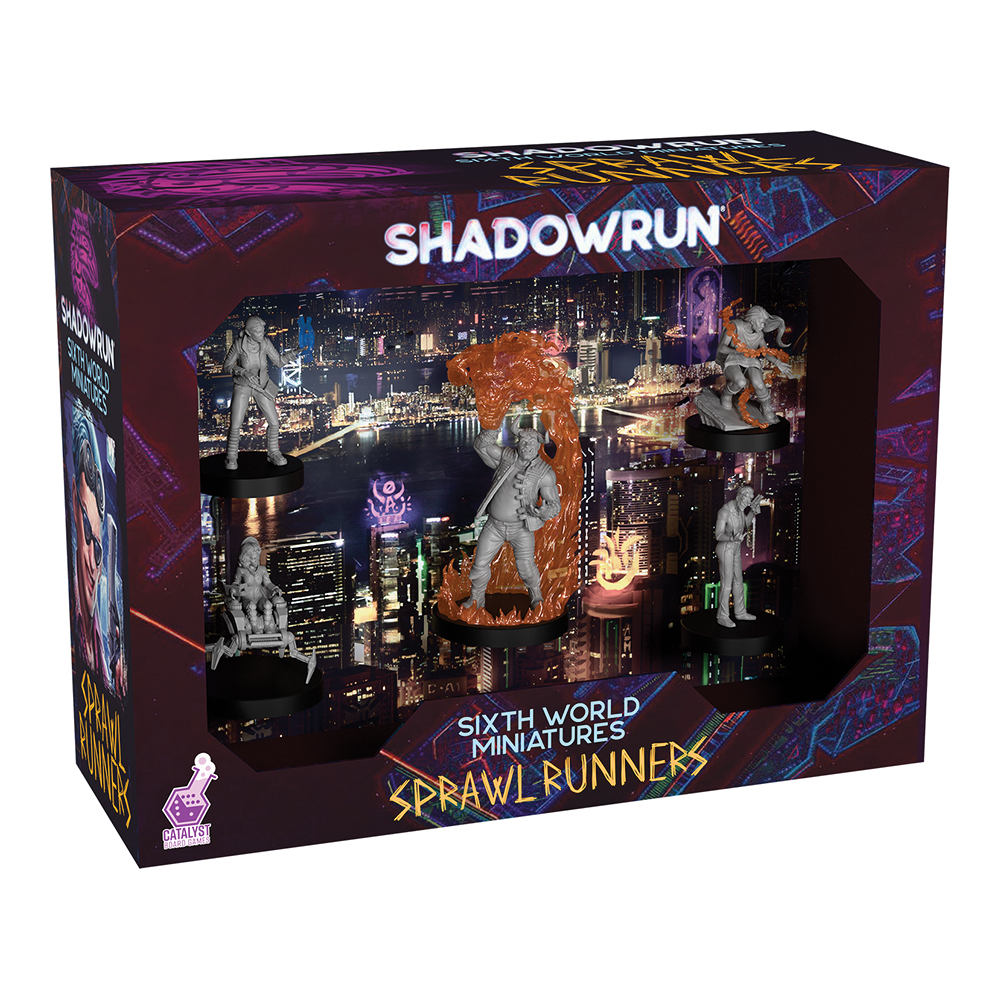 Shadowrun Sixth World Miniatures: Sprawl Runners (Preorder)