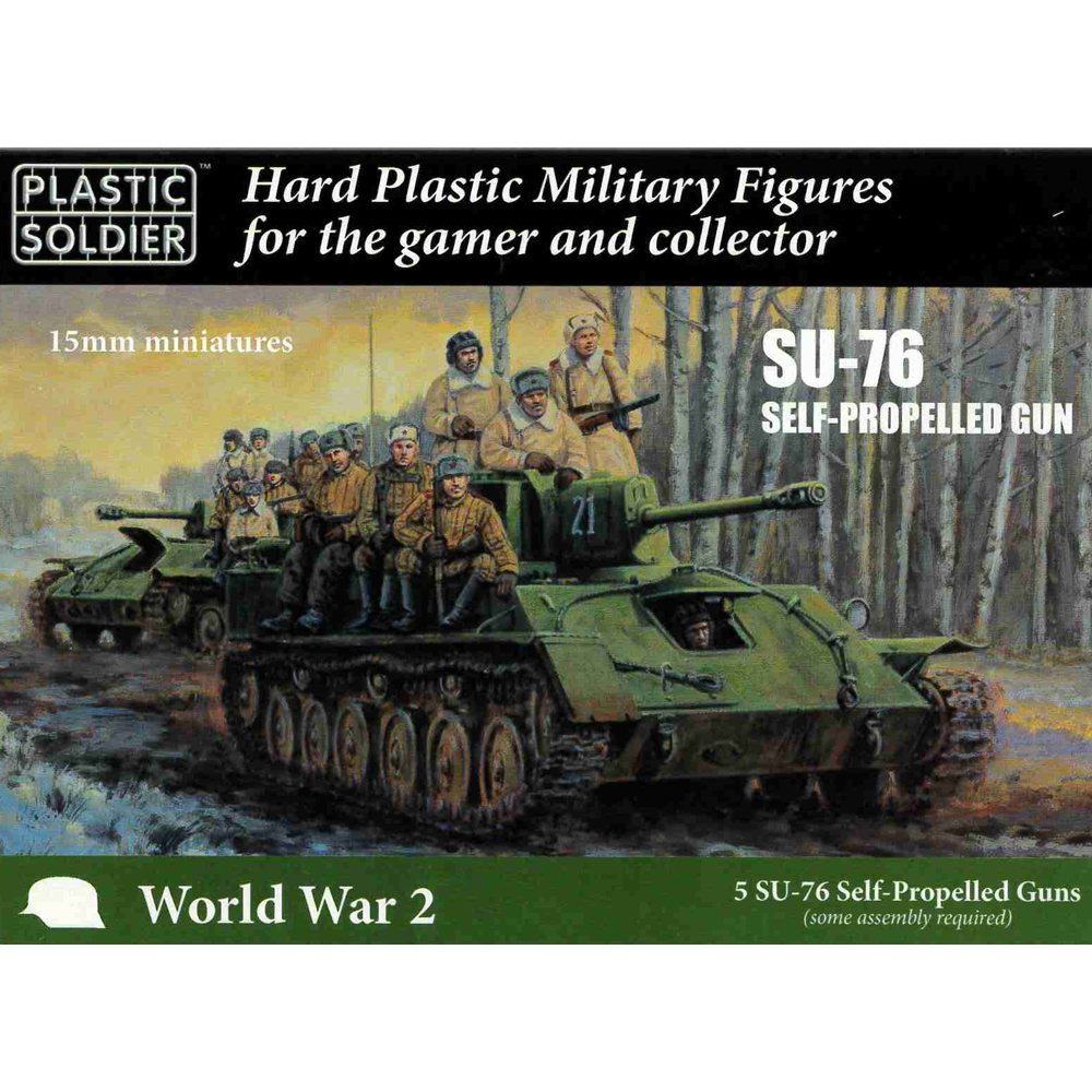 15mm Scale WW2: SU-76 Self-Propelled Gun