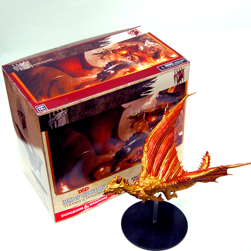 D&D Icons of the Realms Miniatures: Tyranny of Dragons - Brass Dragon Premium Figure
