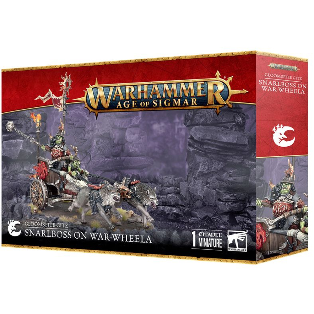 Warhammer Age of Sigmar: Gloomspite Gitz - Snarlboss on War-Wheela