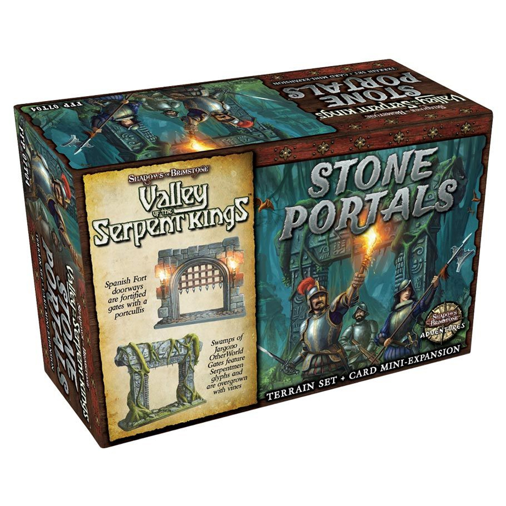 Shadows of Brimstone: Valley of the Serpent Kings - Stone Portals Terrain Set