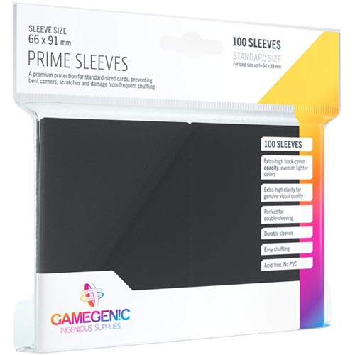 Prime Sleeves: Black