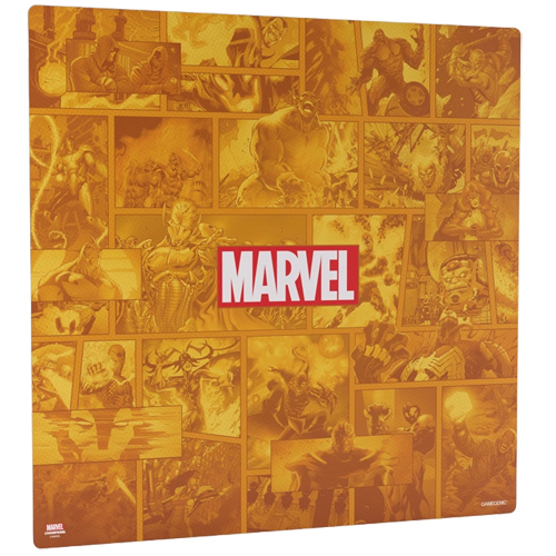 Marvel Champions XL Game Mat: Marvel Art Orange
