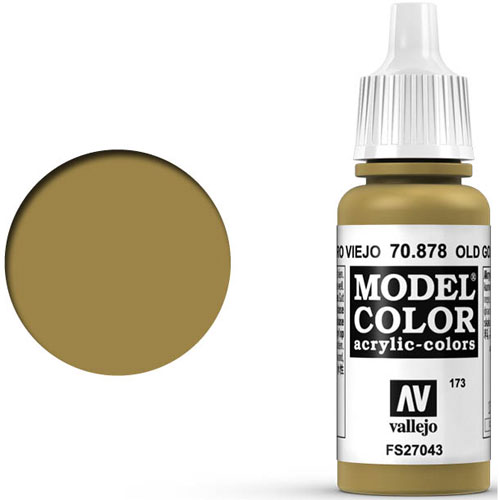 Vallejo Model Color Paint: Old Gold