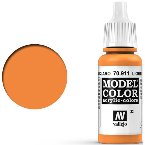 Vallejo Model Color Paint: Light Orange