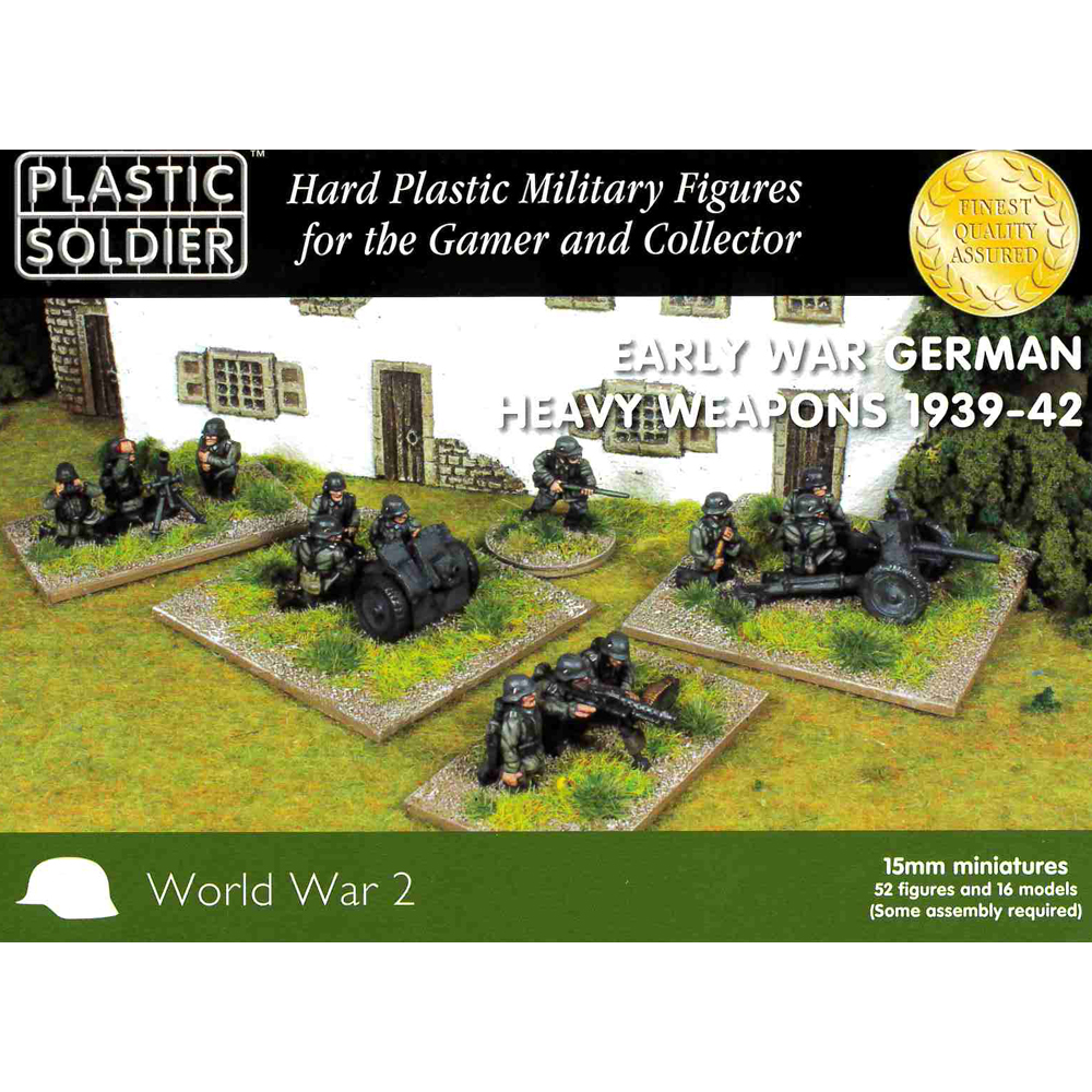 15mm Scale WW2: Early War German Heavy Weapons 1939-42