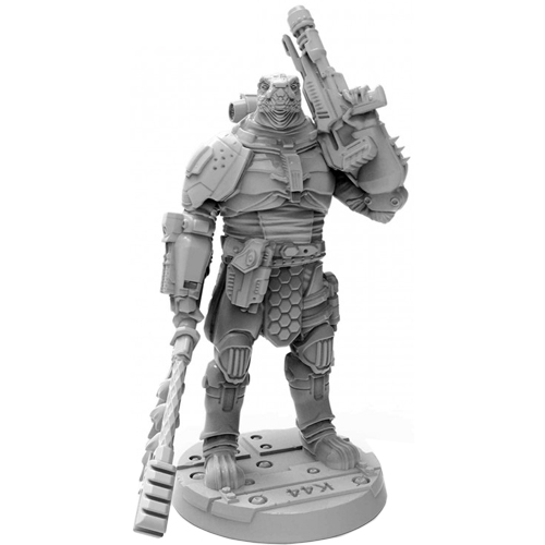 Starfinder Masterclass Miniatures: Obozaya, Vesk Soldier