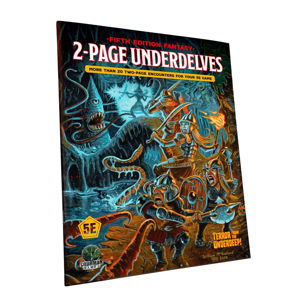 Fifth Edition Fantasy: 2-Page UnderDelves (Preorder)