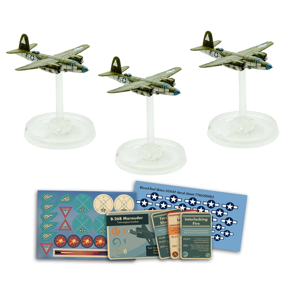 Blood Red Skies: B-26B Marauder Squadron