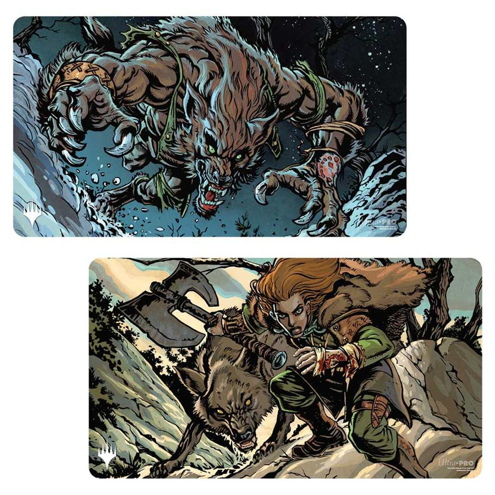 MtG Double-Sided Playmat: Innistrad Remastered - Huntmaster of the Fells / Ravager of the Fells