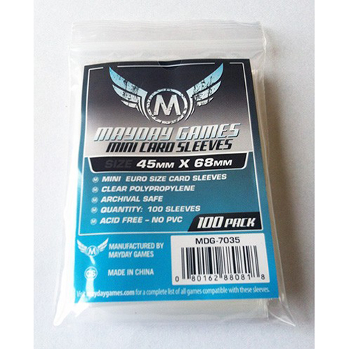 Mayday Sleeves: Mini Euro Size (100)