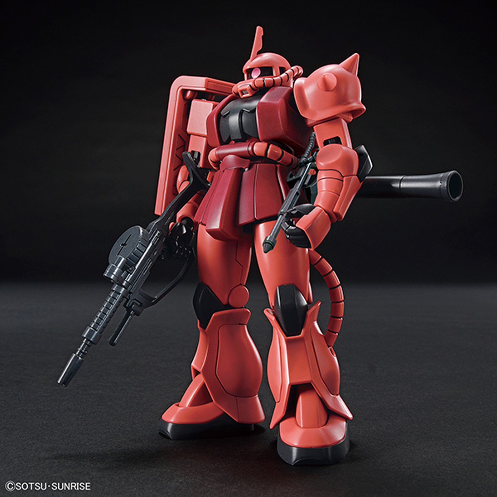 Gundam Model Kit 1/144: HGUC Mobile Suit #234 MS-06S Zaku II - Principality of Zeon Char Aznable's Mobile Suit