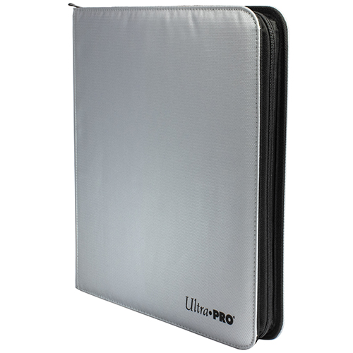 Ultra Pro 12-Pocket Zippered Pro-Binder: Silver