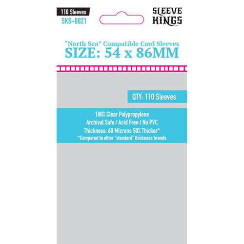 Sleeve Kings: North Sea Compatible Sleeves (54x86mm) (110)