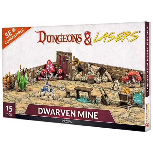 Dungeons & Lasers: Dwarven Mine Props