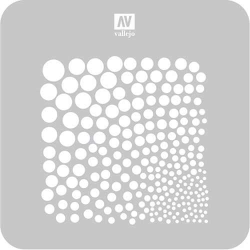 Hobby Stencil: Sci-Fi Fantasy - Circle Textures