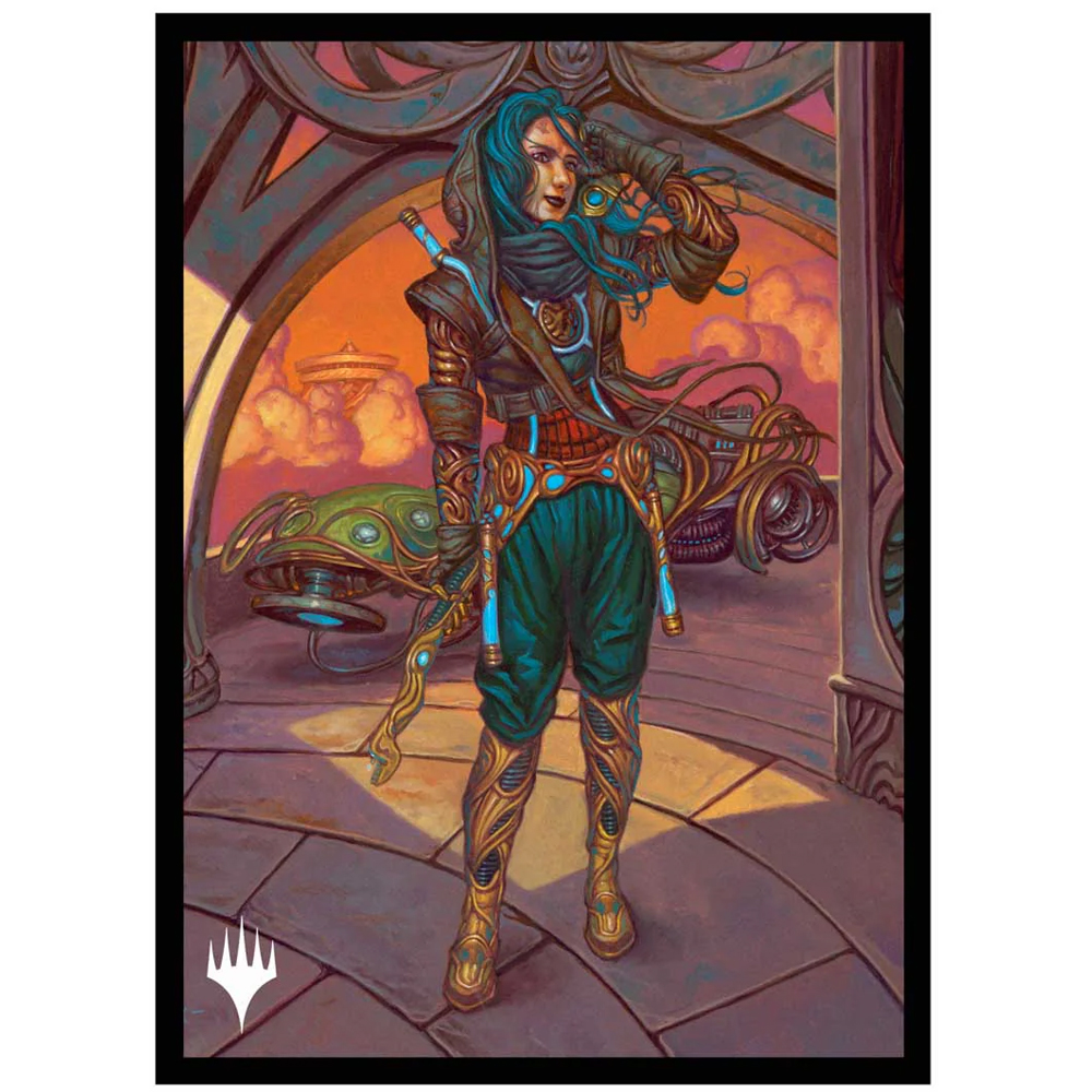 MtG Sleeves: Aetherdrift - Sita Varma, Masked Racer (100)