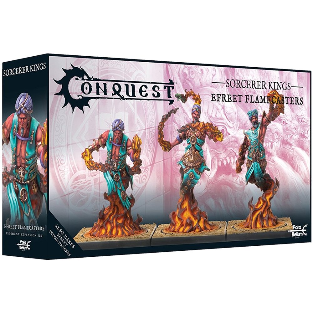 Conquest: Sorcerer Kings - Efreet Flamecasters Dual Kit