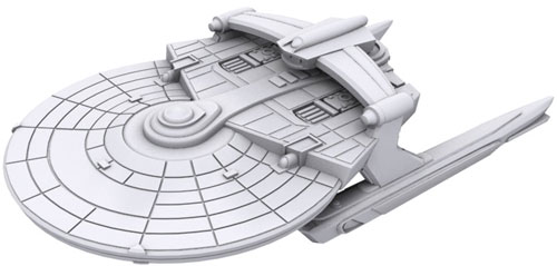 Star Trek Deep Cuts Unpainted Ships: Miranda Class