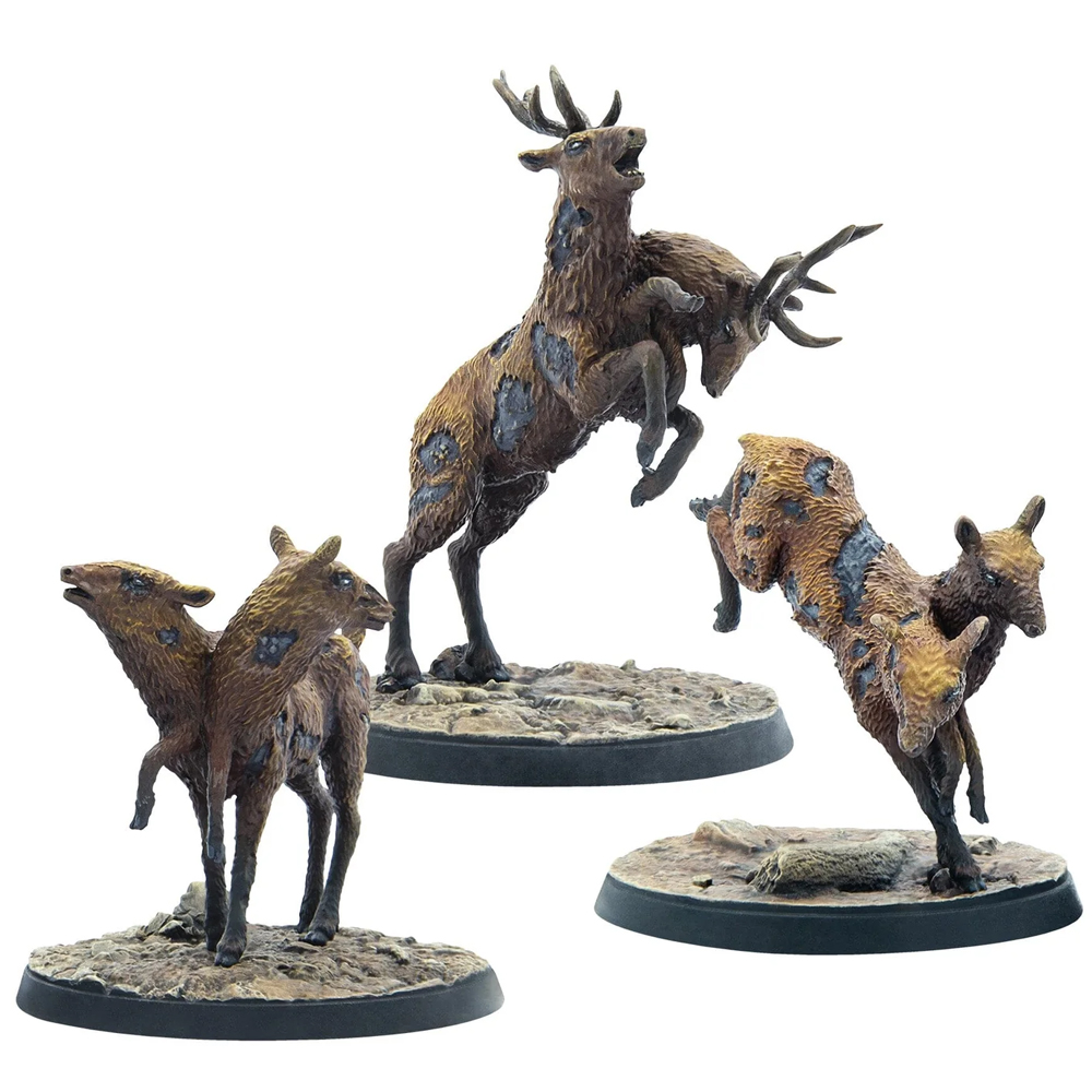 Fallout Wasteland Warfare: Creatures - Radstag Herd