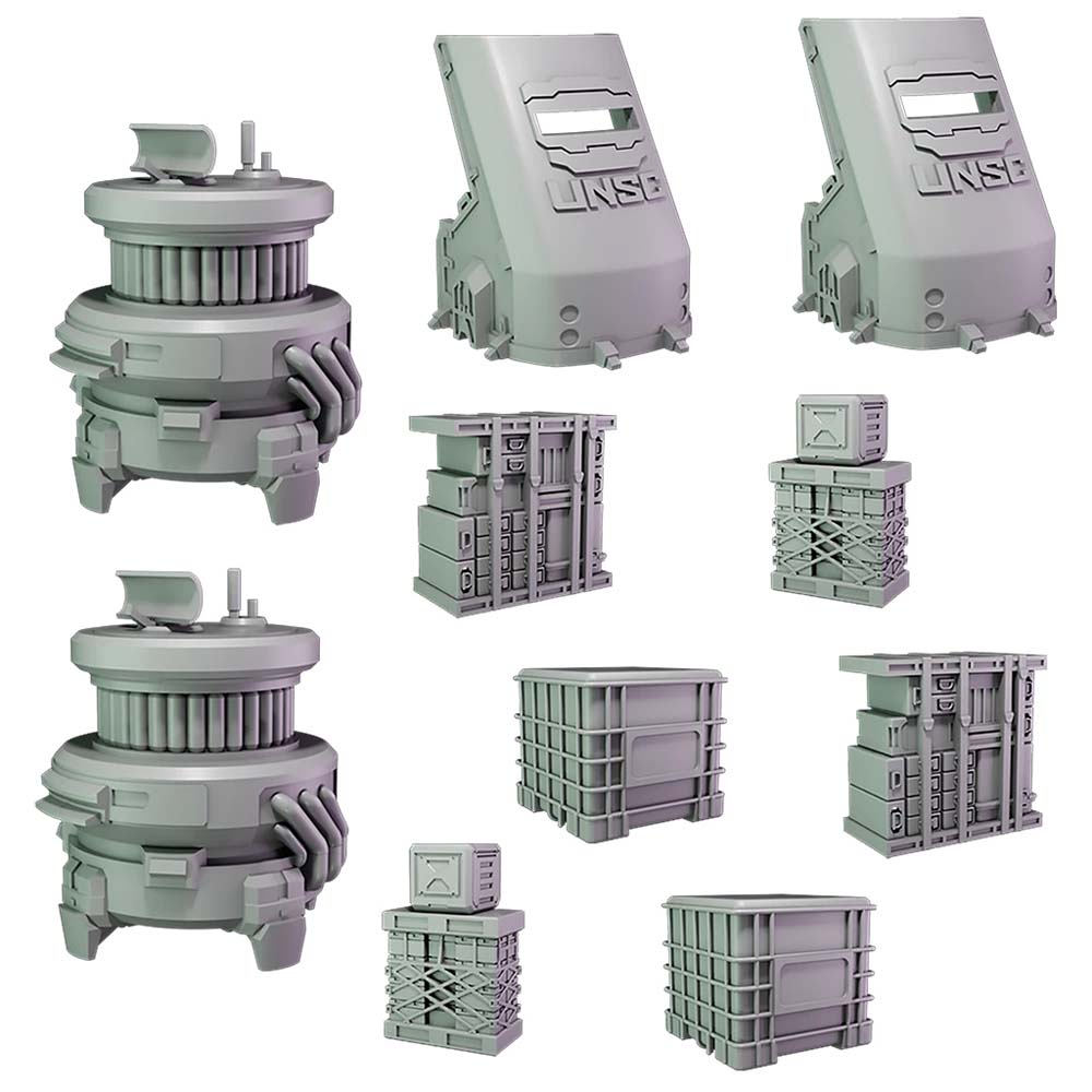 Halo: Flashpoint - UNSC Scenery Set