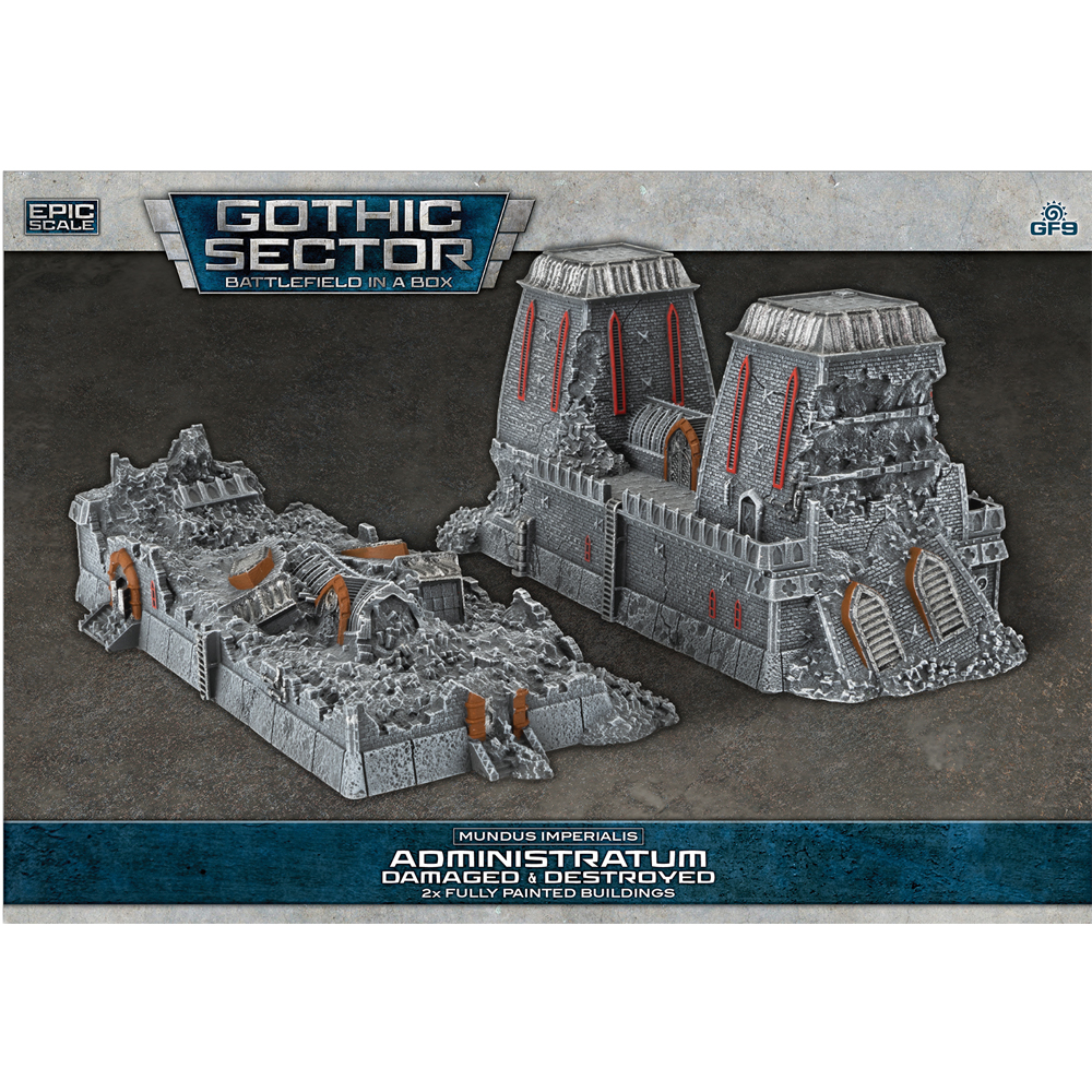 Battlefield in a Box Gothic Sector: Mundus Imperialis - Administratum (Damaged & Destroyed)