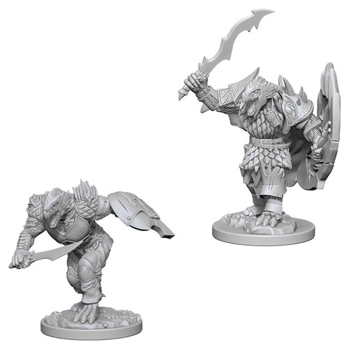 D&D Nolzur's Marvelous Unpainted Minis: W4 Male Dragonborn Fighter