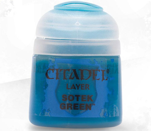 Citadel Layer Paint: Sotek Green (12ml)
